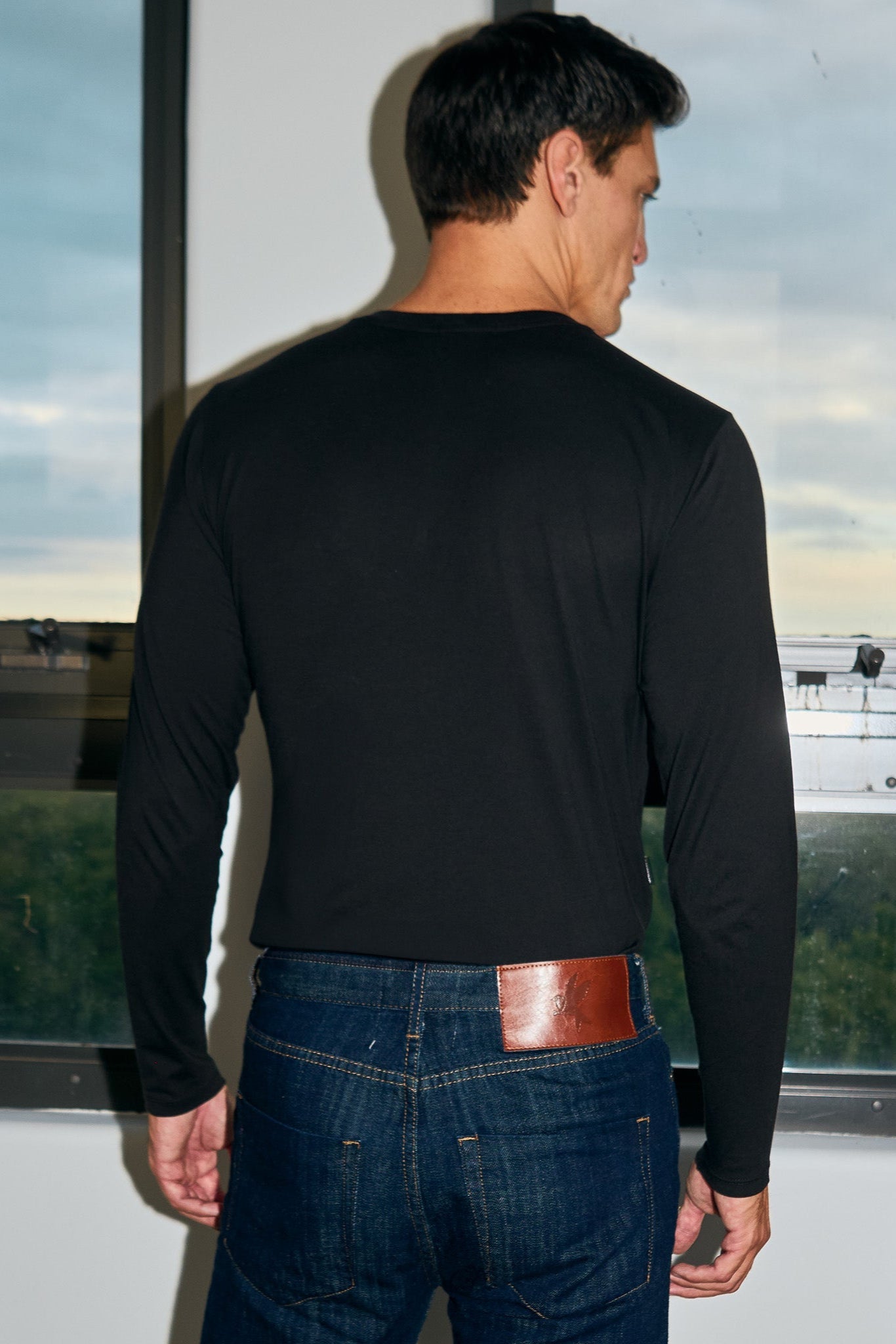 SAMMY Menswear® Bodysuit Long Sleeve Tee XS