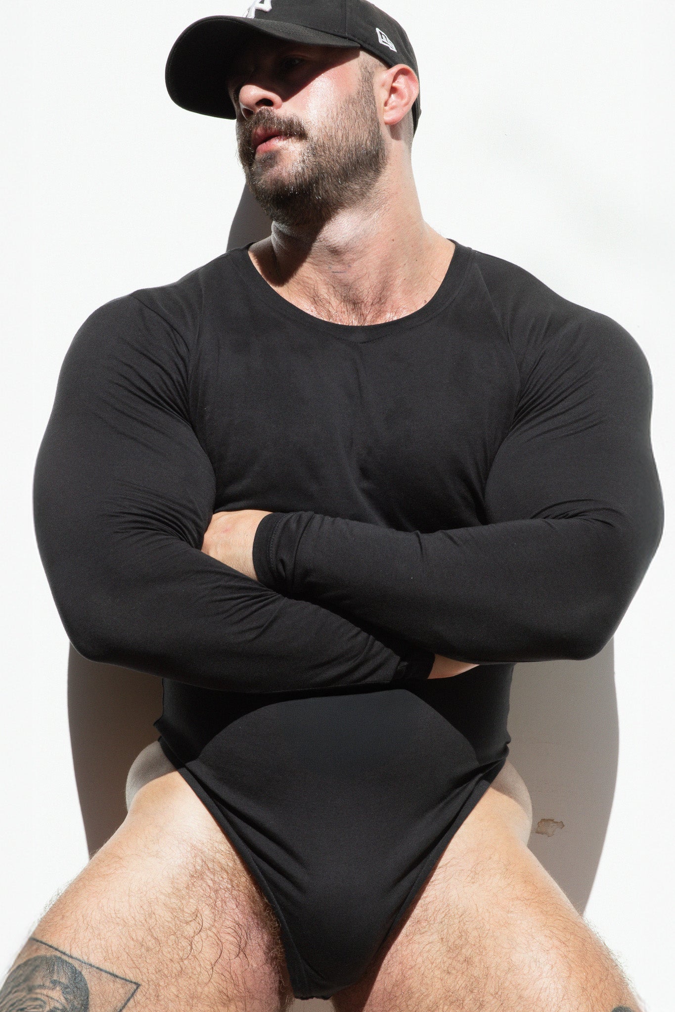 SAMMY Menswear® Bodysuit Long Sleeve Tee XS