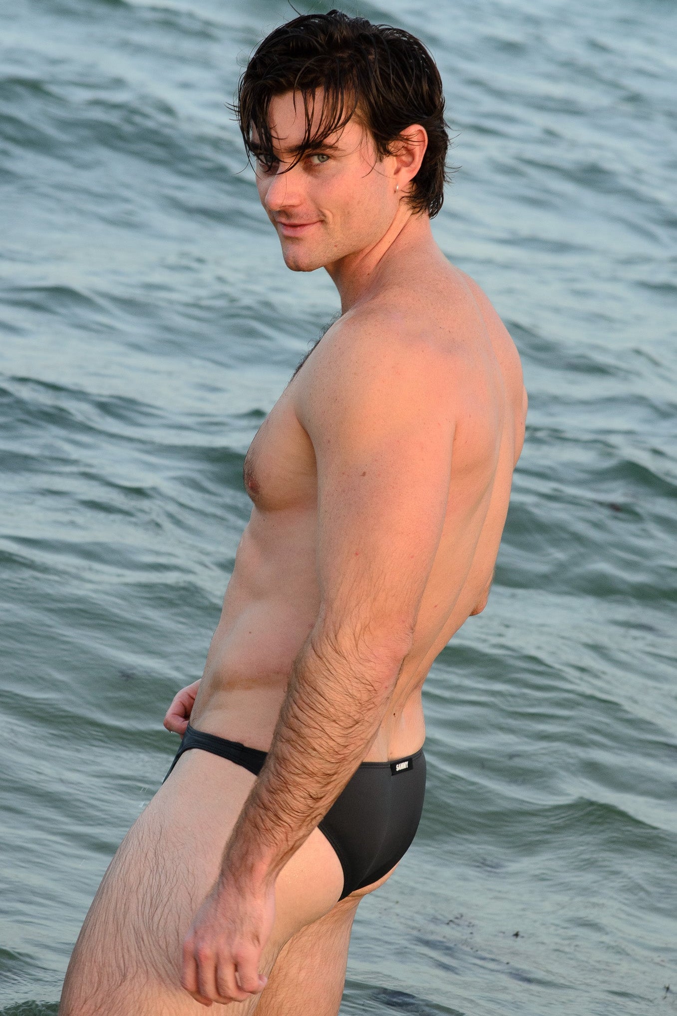 SAMMY Menswear® Brazilian Swim Brief Titanium