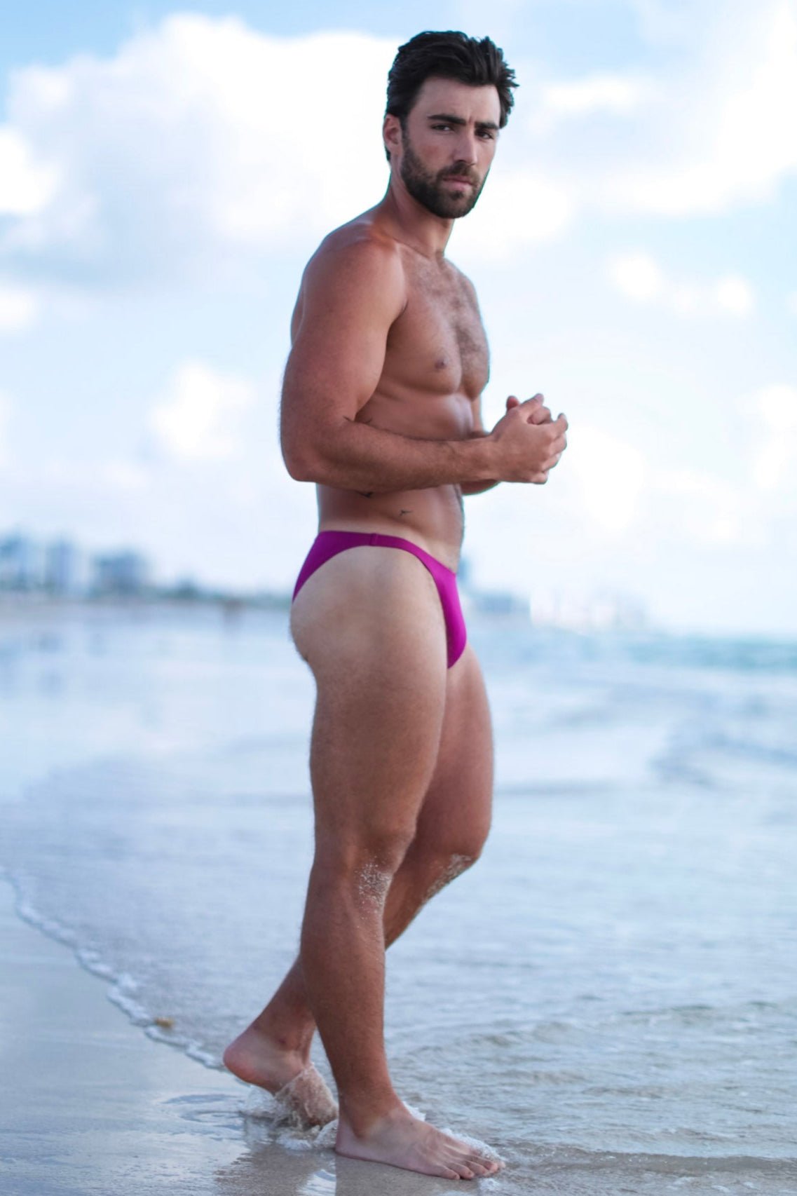 SAMMY Menswear® Brazilian Swim Brief Desert Sand