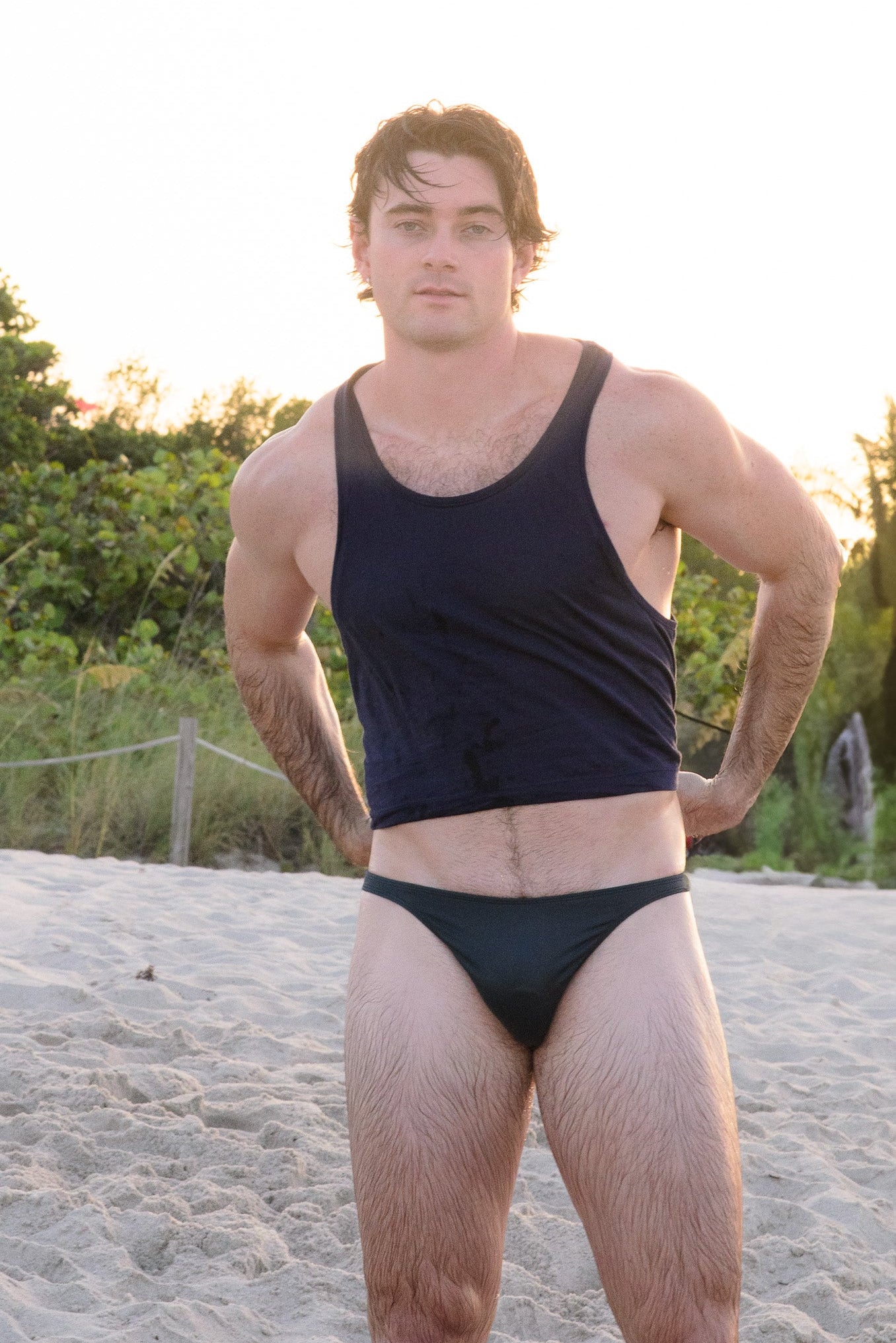 SAMMY Menswear® Brazilian Swim Brief Titanium