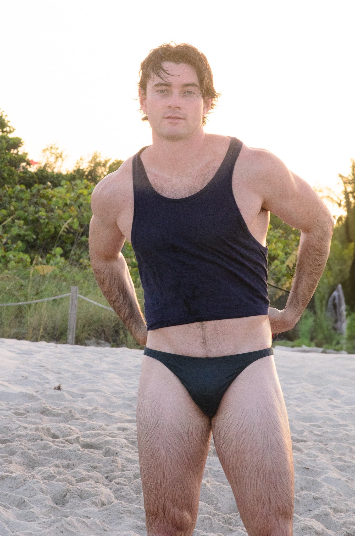 SAMMY Menswear® Brazilian Swim Brief Titanium