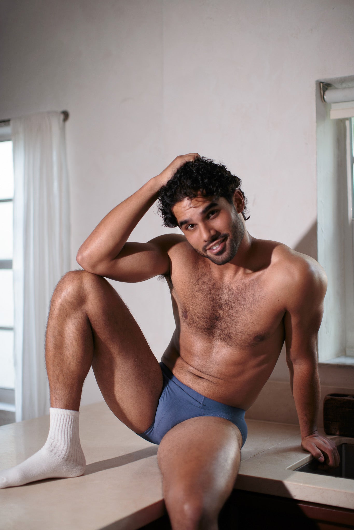 SAMMY Menswear® Essential Underwear Brief Soft Blue