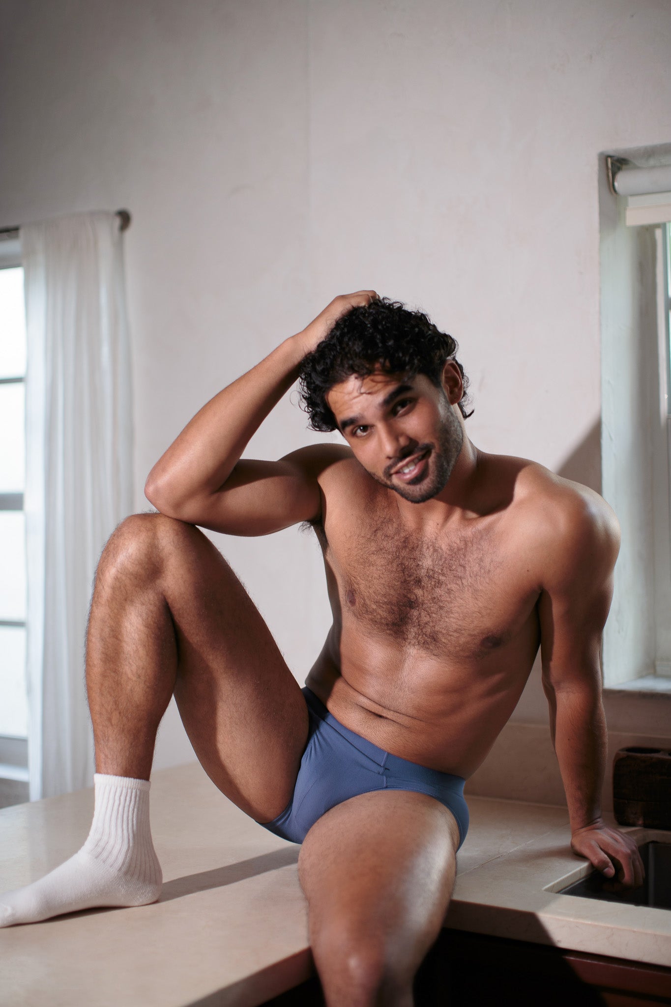 SAMMY Menswear® Essential Underwear Brief Soft Blue