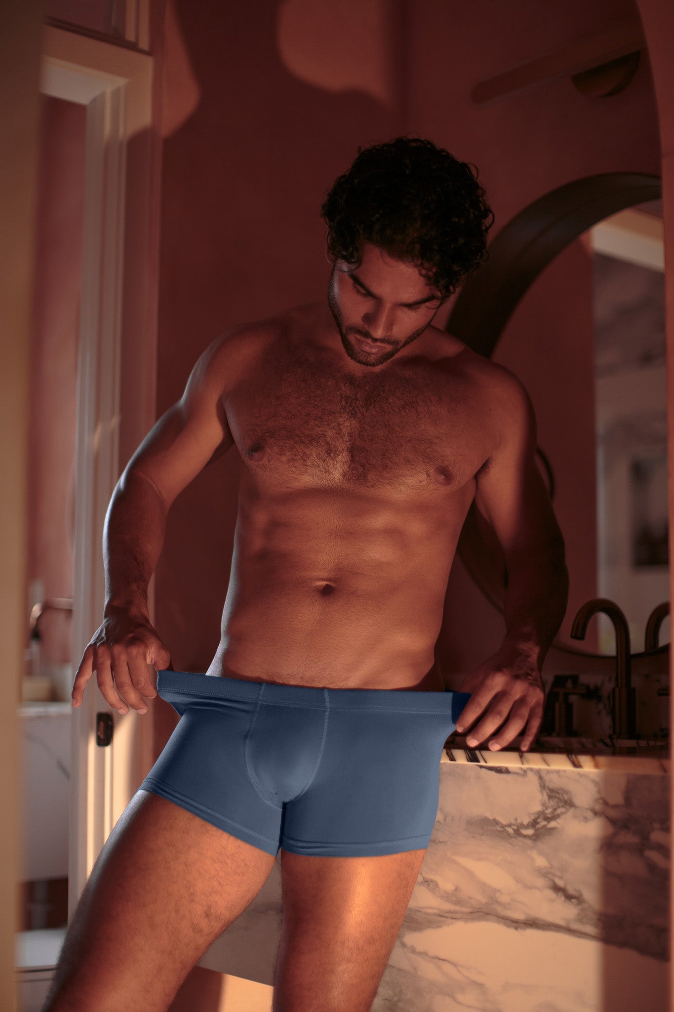 SAMMY Menswear® Essential Underwear Short Soft Blue