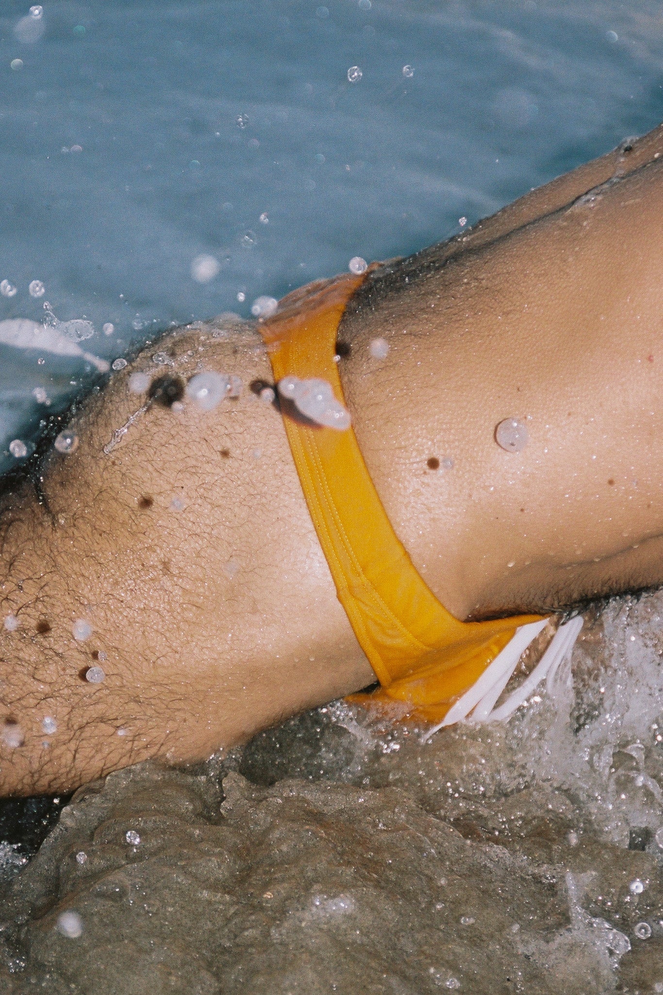 SAMMY Menswear® Shiny Classic Swim Thong Sunshine