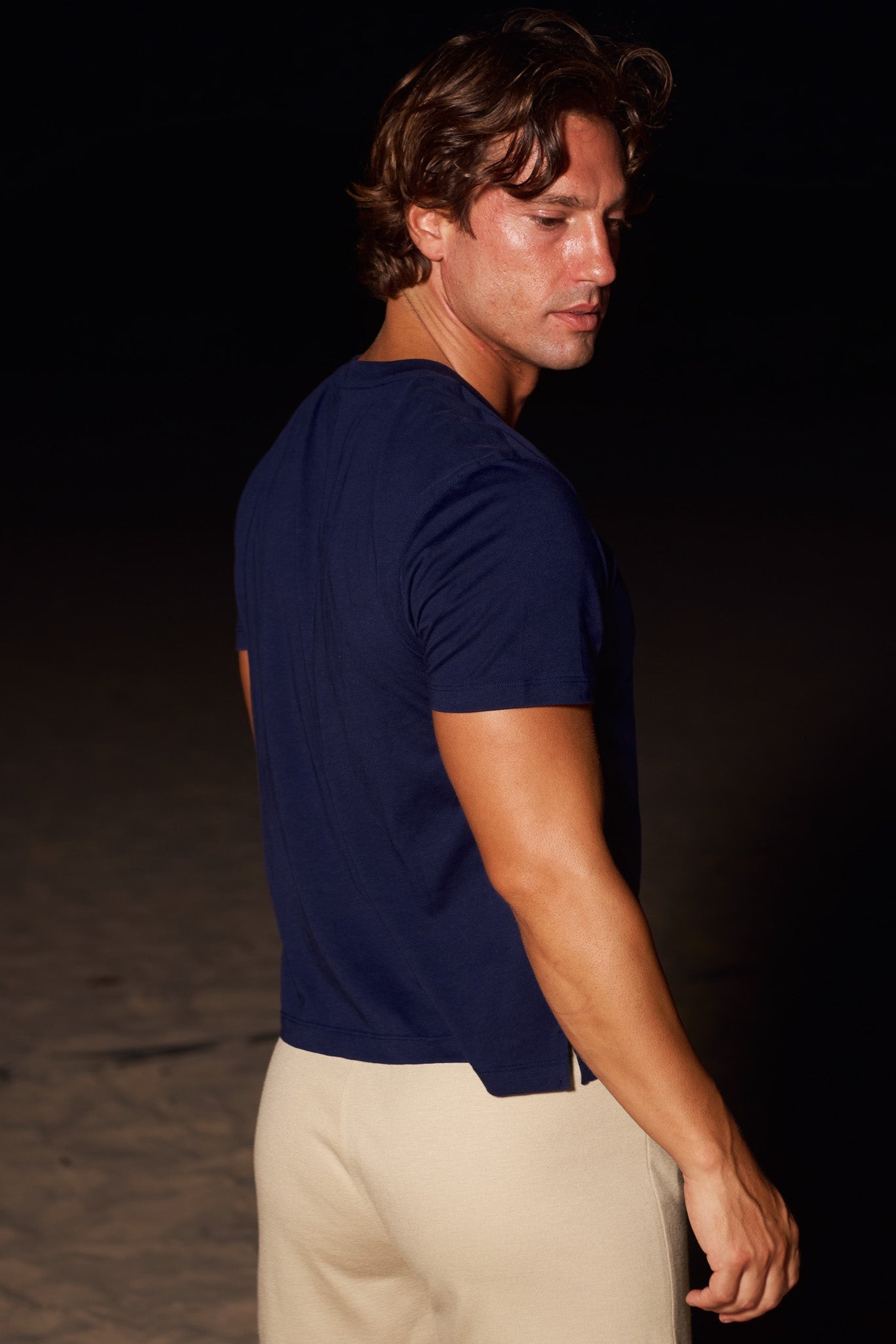 SAMMY Menswear® Untucked Tee Navy