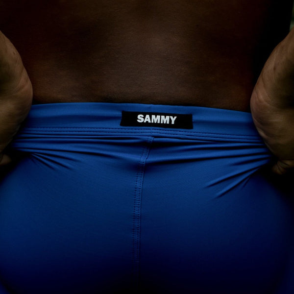 Men's Blue Swim Short by SAMMY Menswear, an LGBTQ-Owned, Sustainable, American Brand