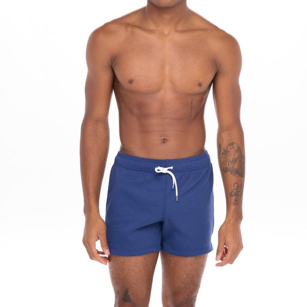 Men's Blue Leisure Sweat Short by SAMMY Menswear, an LGBTQ-Owned, Sustainable, American Brand