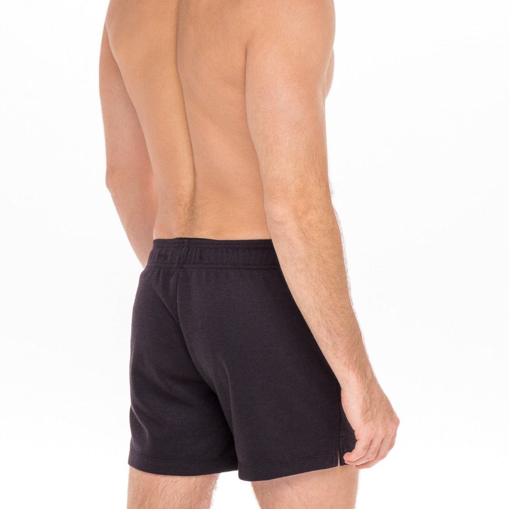 Back of Black Leisure Short