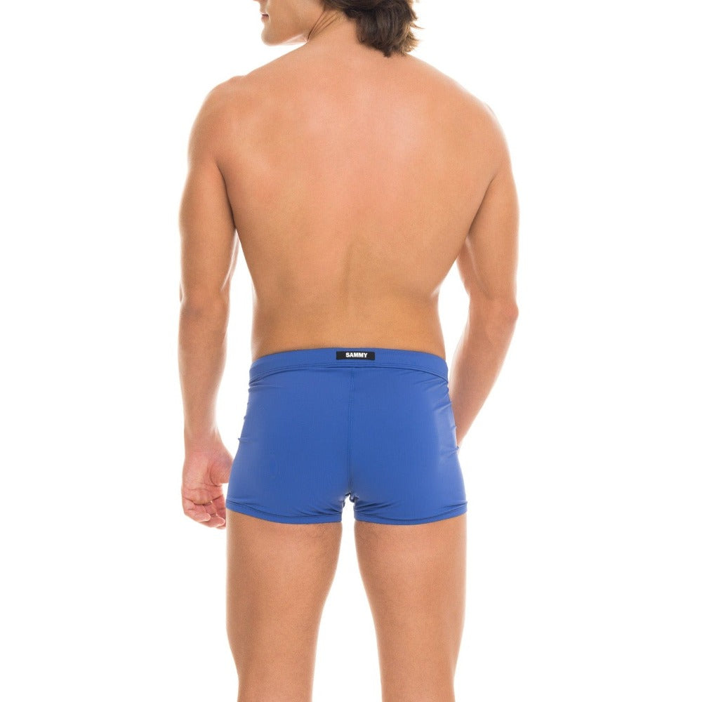 Back of Blue Classic Swim Short