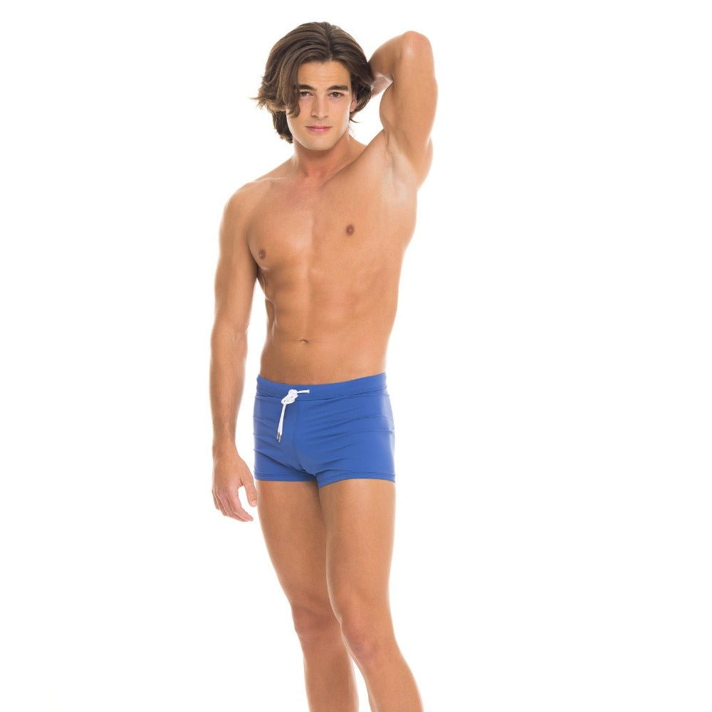 Blue Classic Swim Short Photoshoot