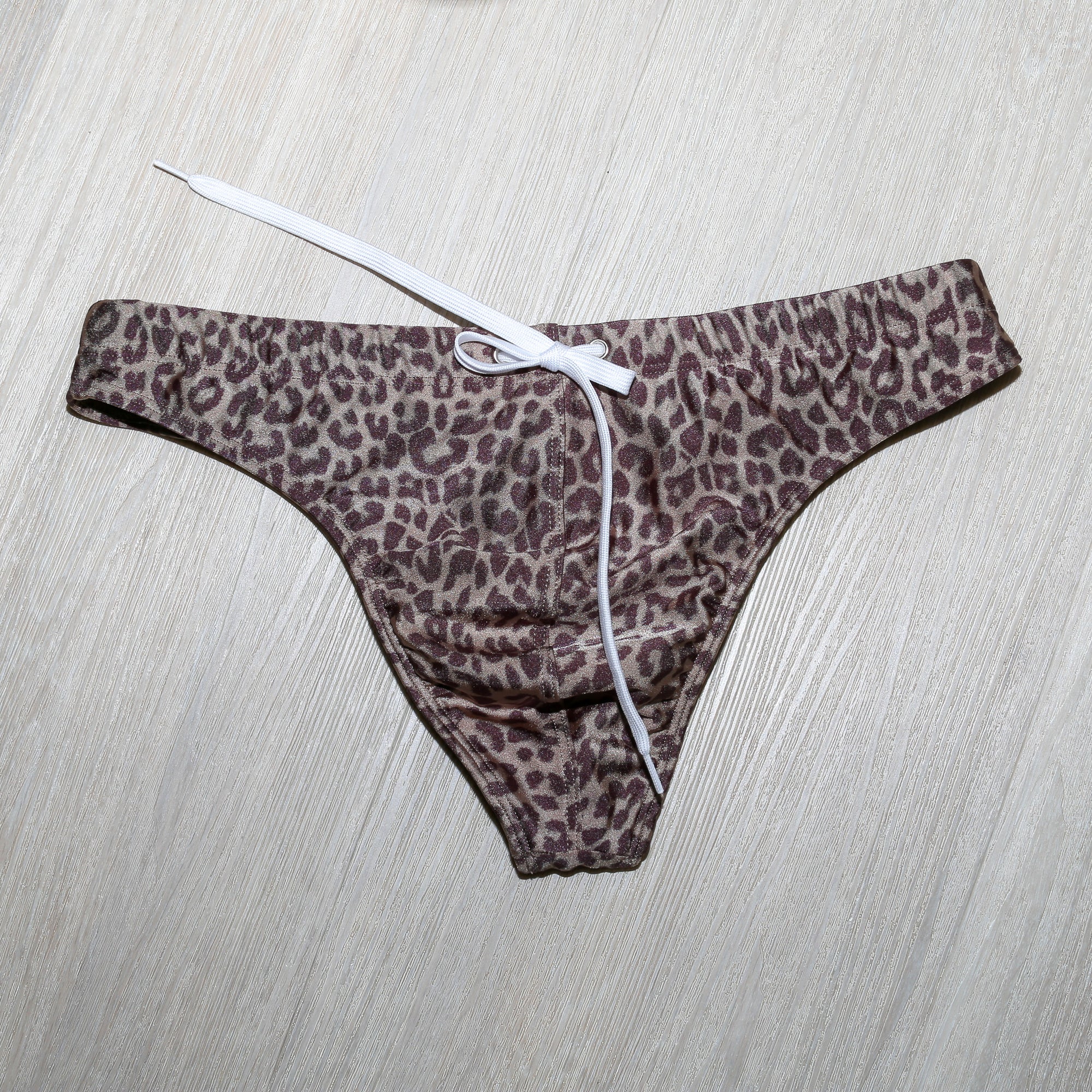 Cheetah Print Swim Thong Product