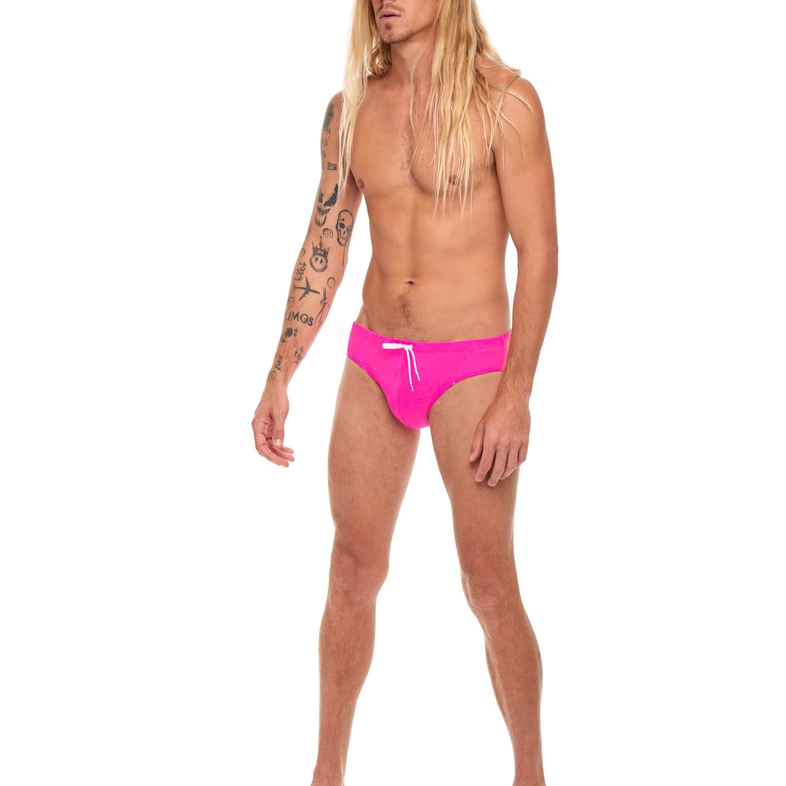 Hot Pink Eco Swim Brief Menswear