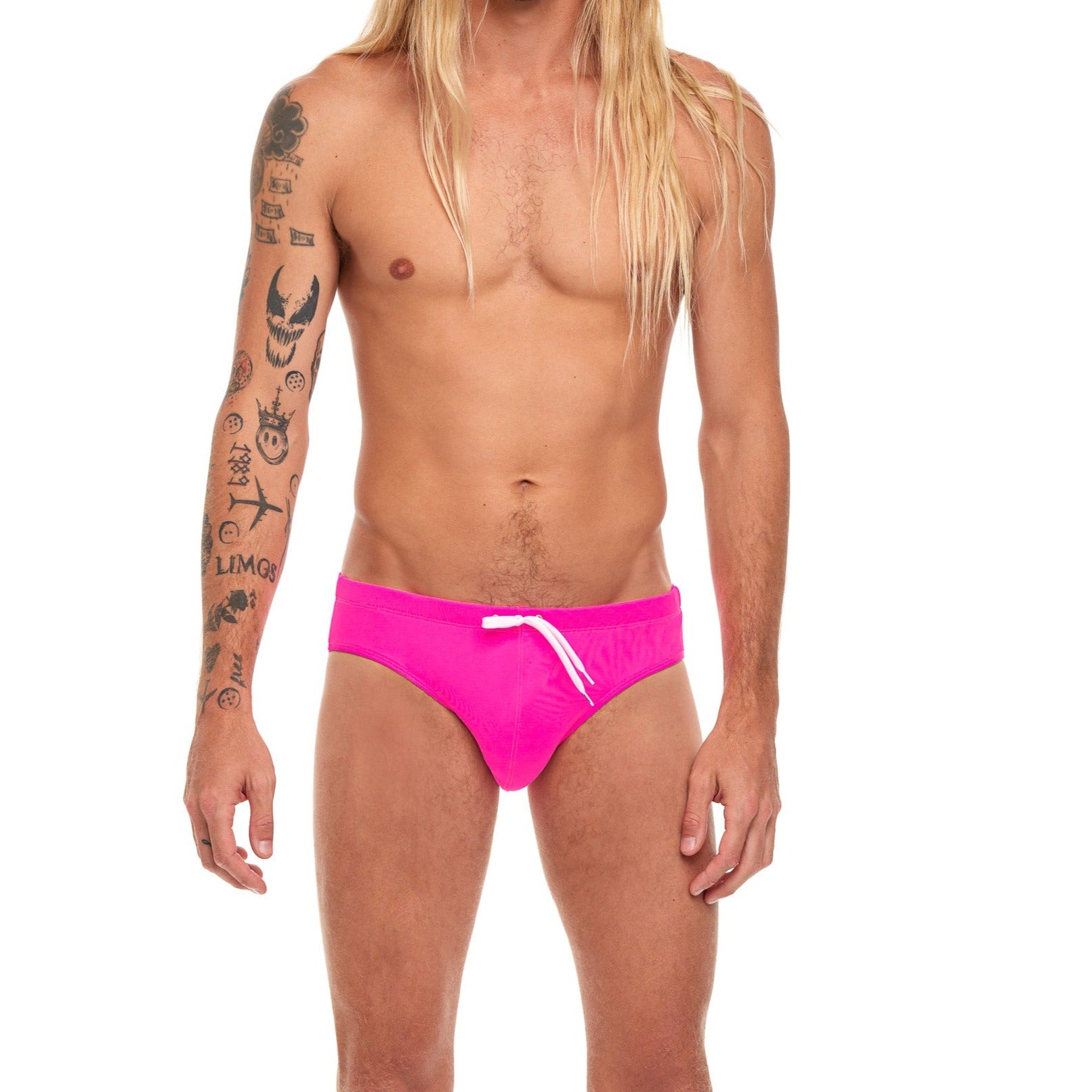 Hot Pink Eco Swim Brief Summer