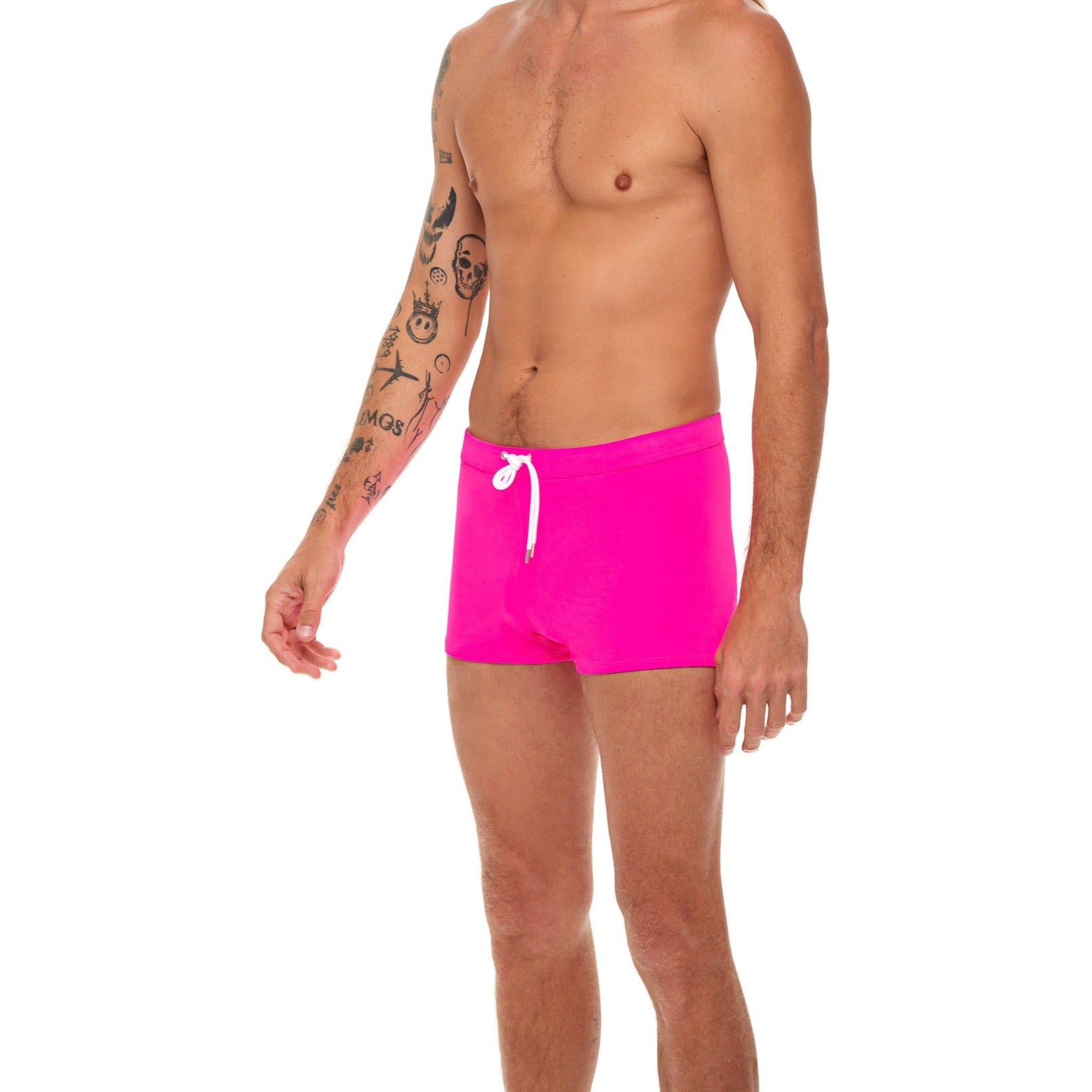 Hot Pink Eco Swim Short Men