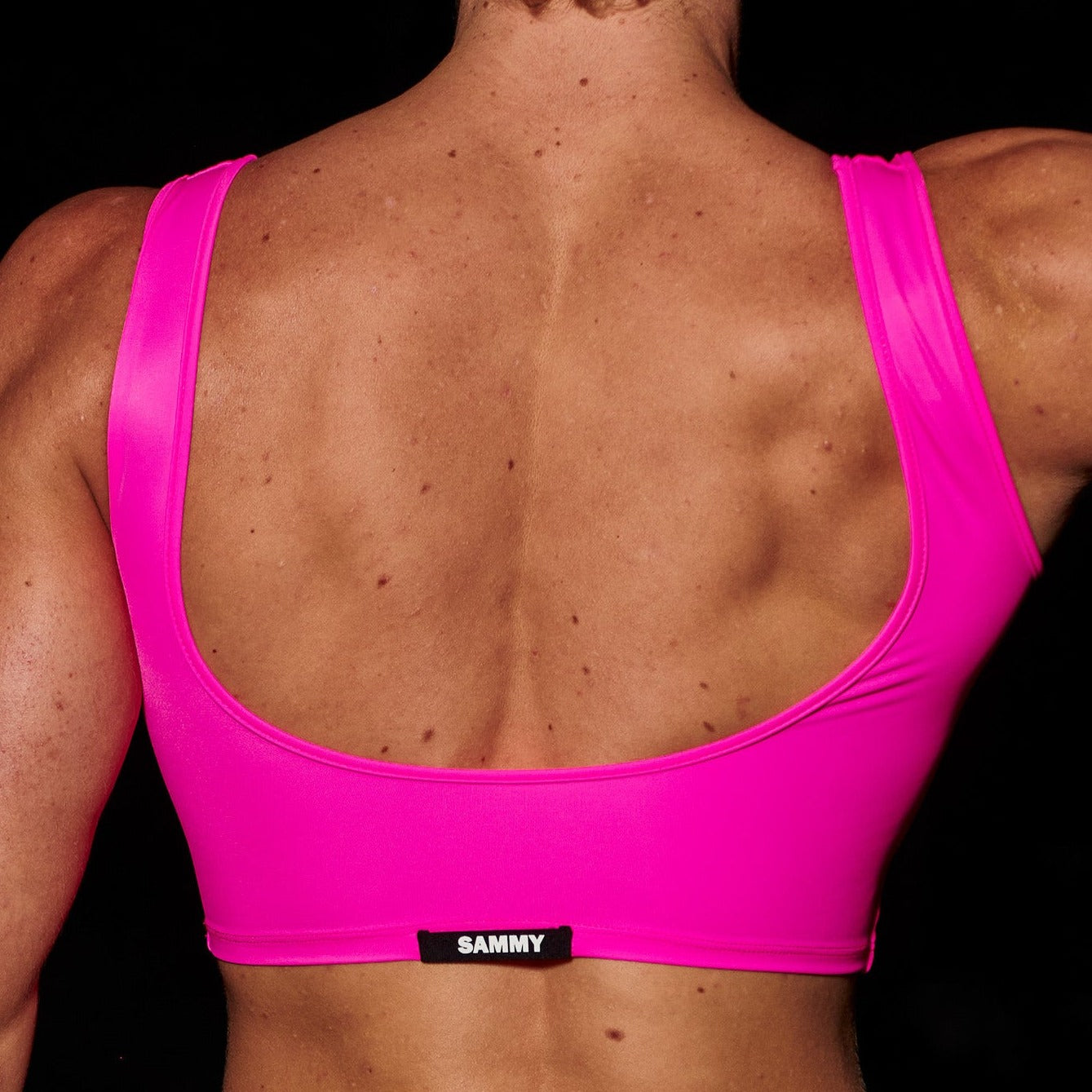 Hot Pink Versatile Swim Tank SAMMY