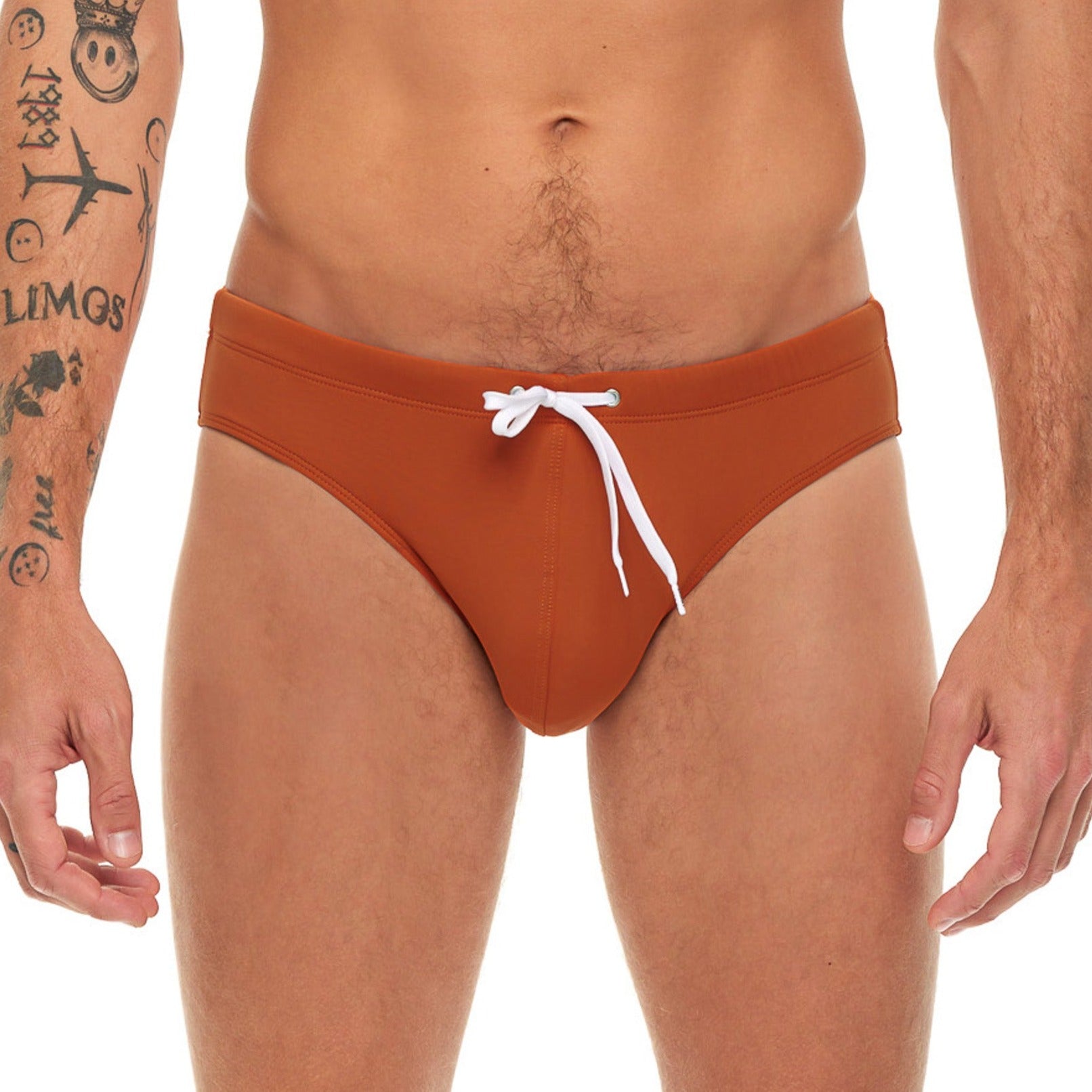 Iced Tea Classic Swim Brief Close up