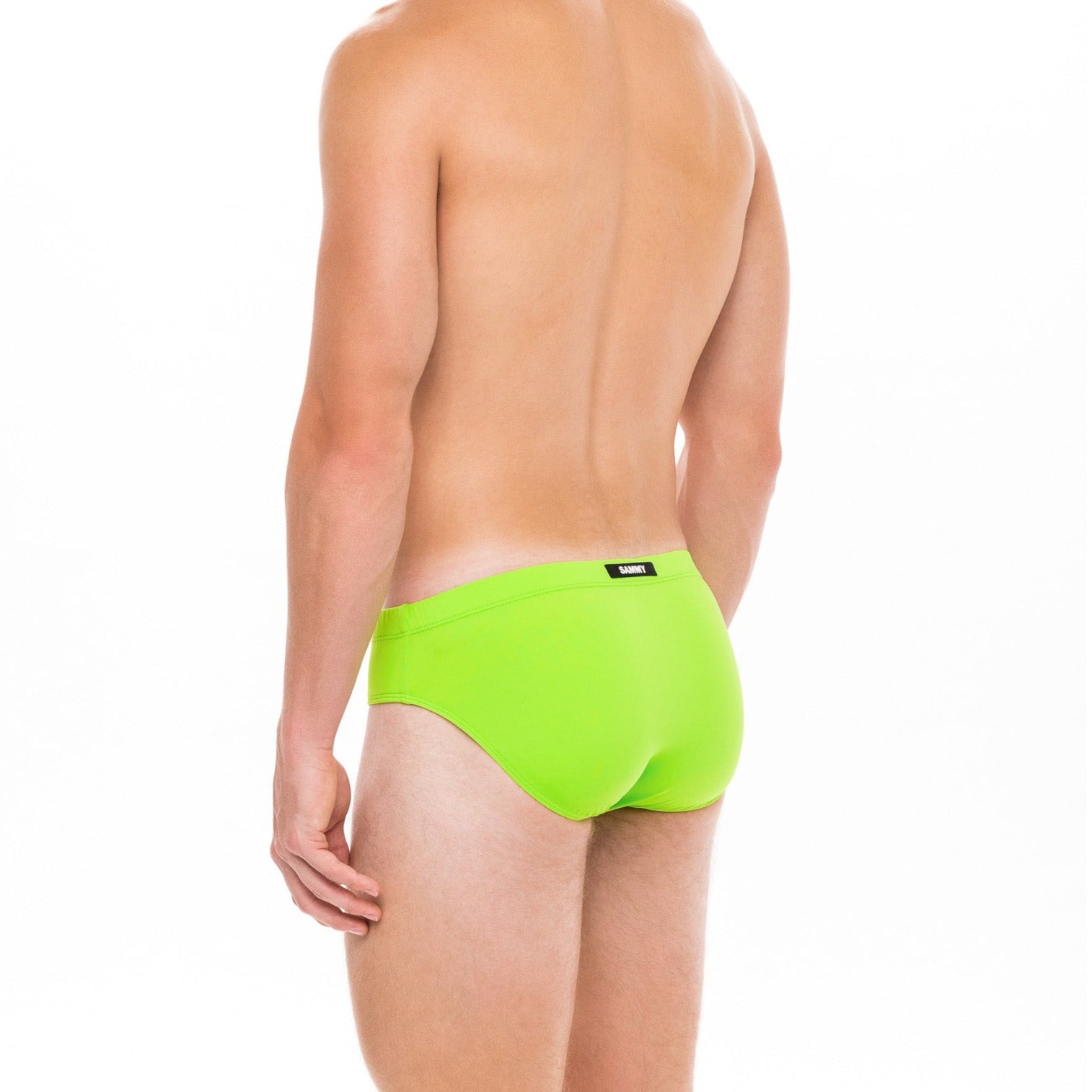 Lime Eco Swim Brief Back