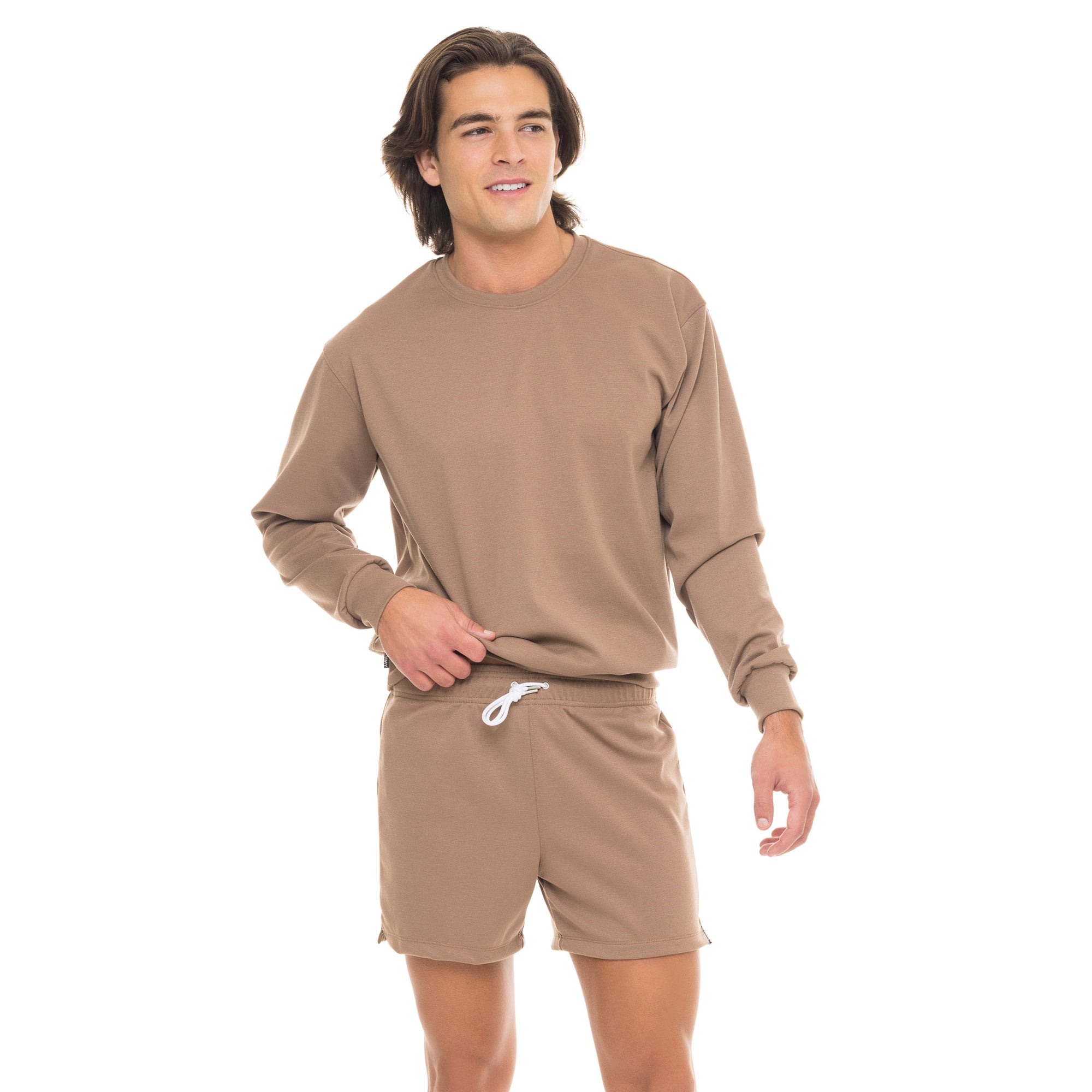 Mocha Leisure Crew Product Picture