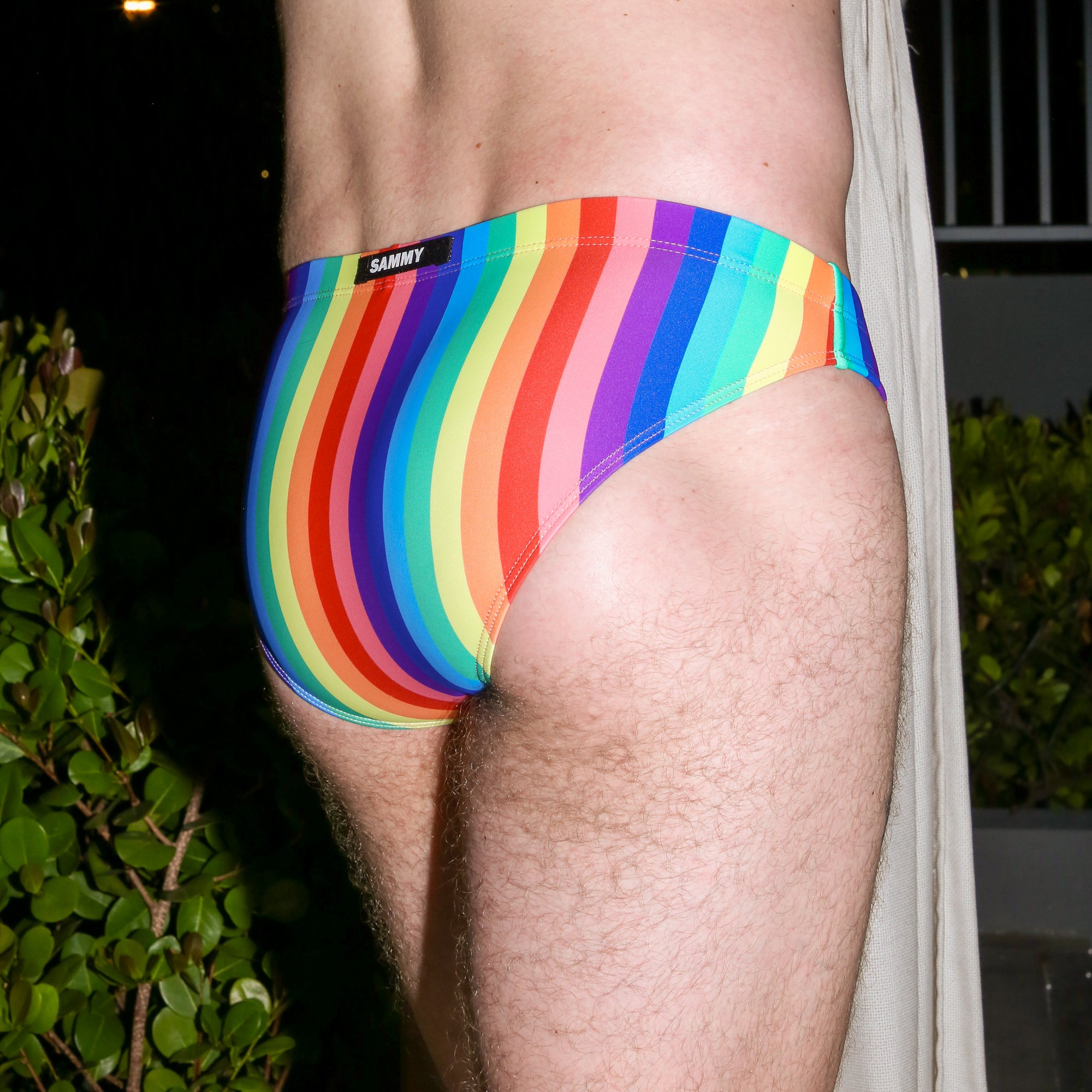 Rainbow Cheeky Swim Brief