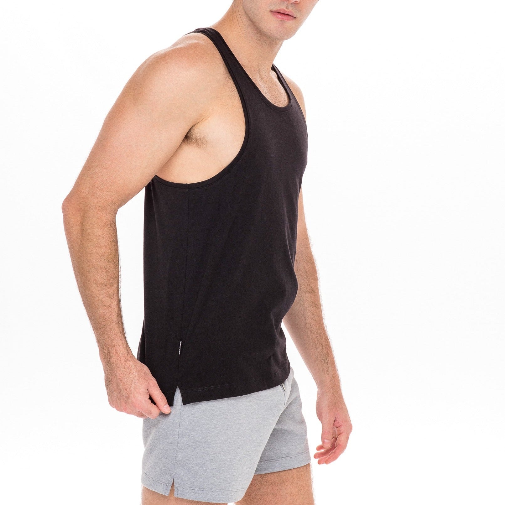 Schwarzes Alltags-Tanktop