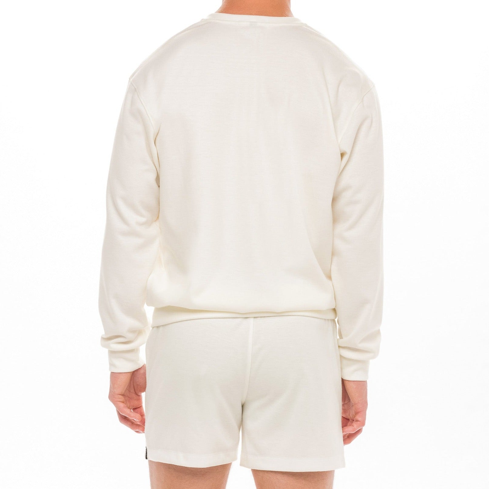 SAMMY Menswear® Men's Leisure Crew Sweatshirt In Snow