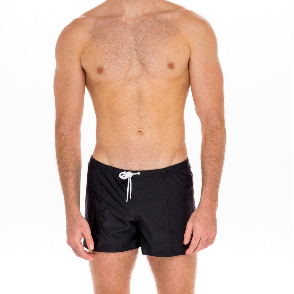 Men's Black Swim Top by SAMMY Menswear, an LGBTQ-Owned, Sustainable, American Brand