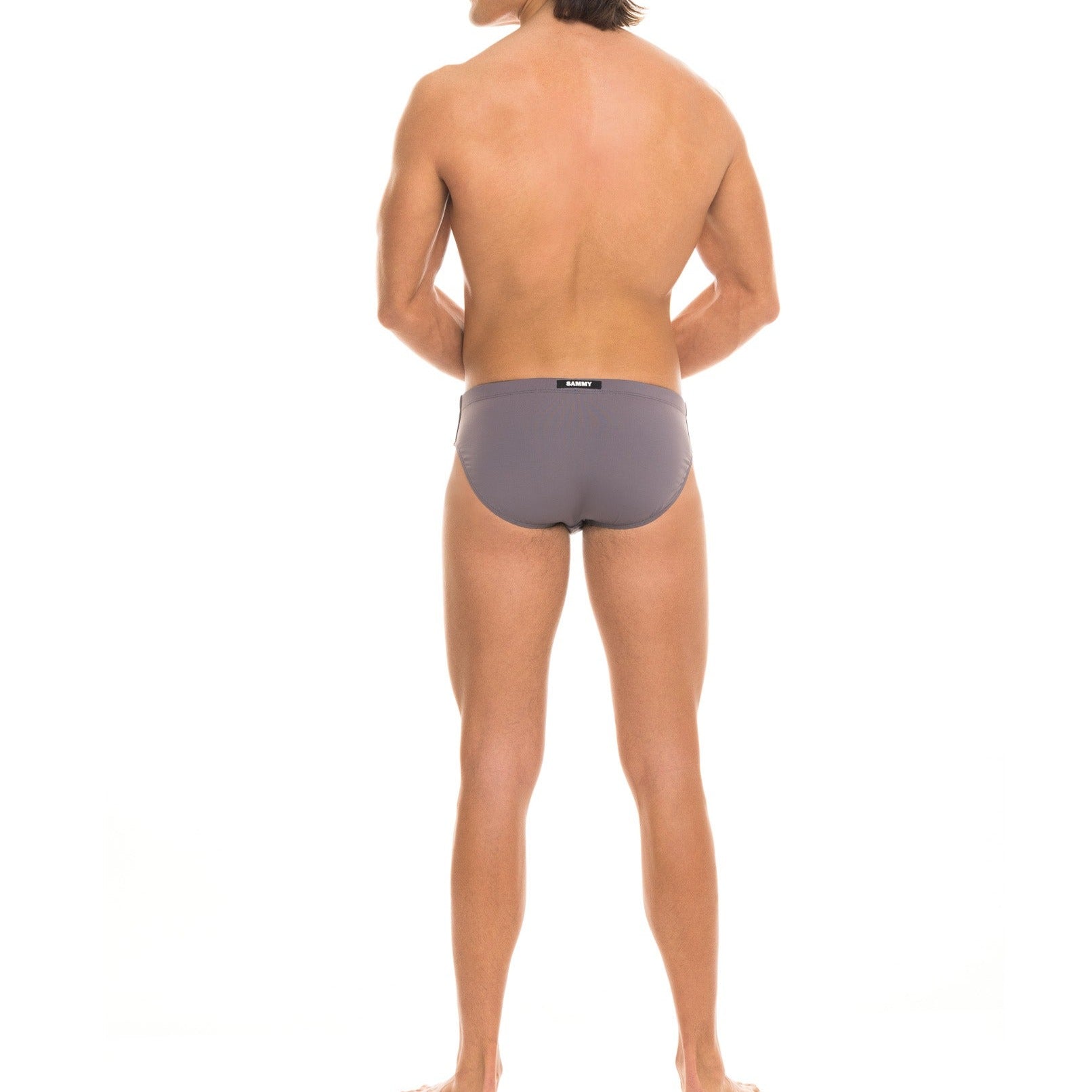 Slate Classic Swim Brief Back