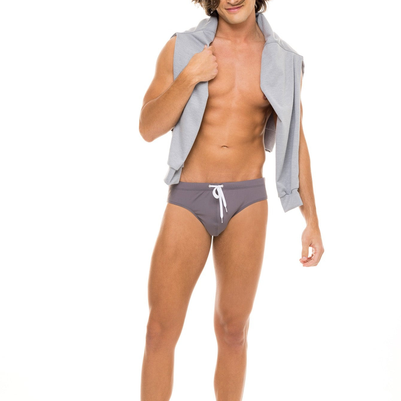 Slate Classic Swim Brief Model