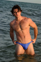SAMMY Menswear® Brazilian Swim Brief Cerulean