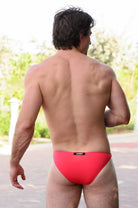 SAMMY Menswear® Brazilian Swim Brief Hibiscus