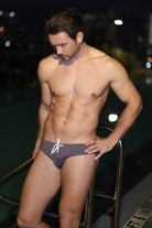 SAMMY Menswear® Classic Swim Brief Slate