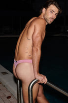 SAMMY Menswear® Classic Swim Thong Rosé
