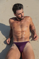 SAMMY Menswear® G - String Swim Thong Plum