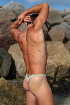 SAMMY Menswear® G - String Swim Thong Seafoam
