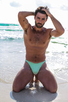 SAMMY Menswear® G - String Swim Thong Seafoam