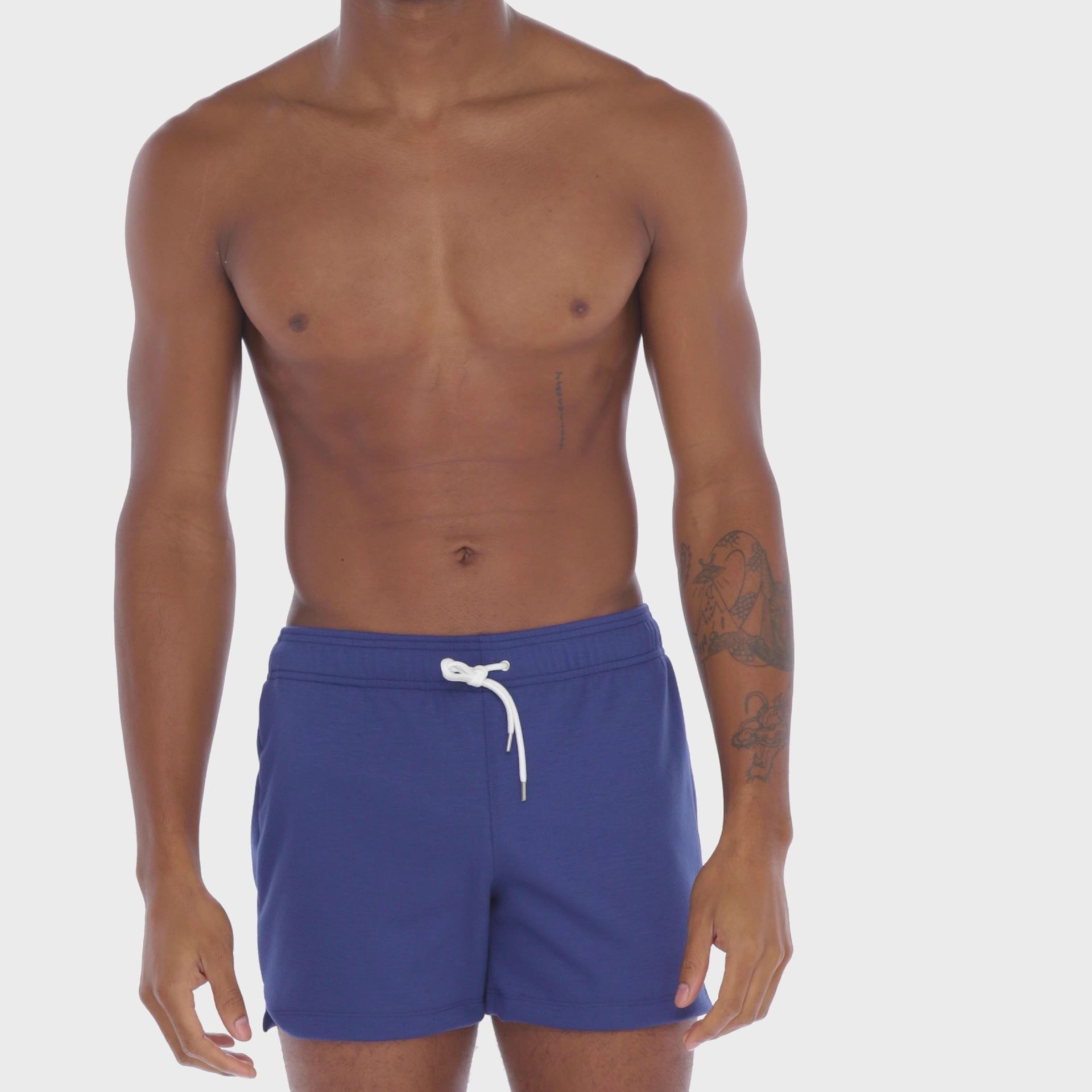 Men's Blue Leisure Sweat Short by SAMMY Menswear, an LGBTQ-Owned, Sustainable, American Brand